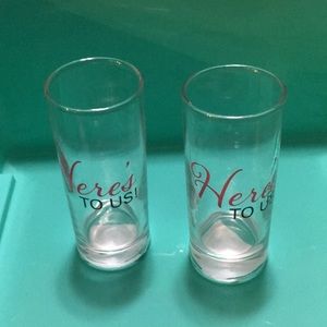 Two shot glasses, set of 2, 2.50 oz